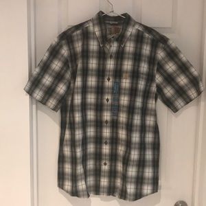 Carhartt polo short sleeve buttons down relaxed fit Men size M